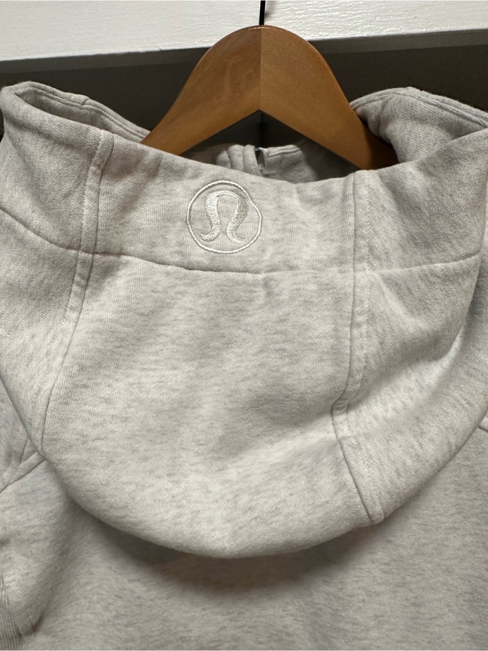 lululemon athletica Heather Light Gray Full-Zip Scuba Utility Jacket - Picture 8 of 16